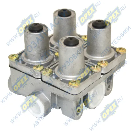 1106635615001 Клапан FOTON 1069, 1041, 1099, 1138 тормозной воздушный 4-х контурный; (WG9000360366) крышки с одной стороны Foton