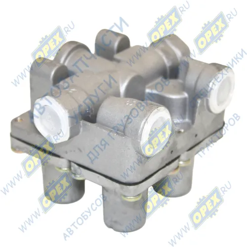 1106635615001 Клапан FOTON 1069, 1041, 1099, 1138 тормозной воздушный 4-х контурный; (WG9000360366) крышки с одной стороны Foton1