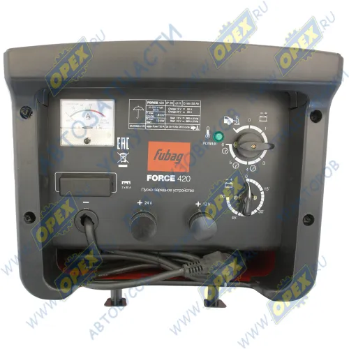 68837 Пуско-зарядное устройство для АКБ; FORCE 420 12-24В. Ток пуска 360 A., емкость 50-800 А/ч. передвижное FUBAG2