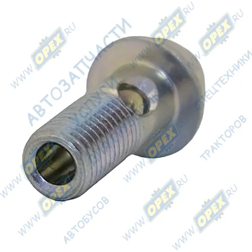 .BBL1199 Болт-штуцер М10х26х1,25 Р=16 К=12 скв. отв. ф5 фланцевый шланга подачи масла к ТКР турбокомпрессору ГАЗель Бизнес дв.Камминз G-PART2