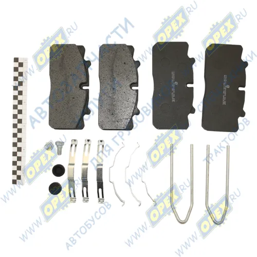 GP4111-3501800-01 Колодки тормозные передние/задние дисковые (комплект 4шт) 176х83х26; Wabco PAN 17 ГАЗон Некст; с установочным комплектом ГАЗон Некст,ПАЗ Вектор Некст G-PART2