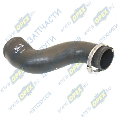 09-0831 Шланг (патрубок) кривой (2 изг.) ф55х64/ф63х72 L=300 (с винт. хомут.) интеркулера левый MB Sprinter 2 2 CDI) 06 ) MB Sprinter (1995-2020) Gates