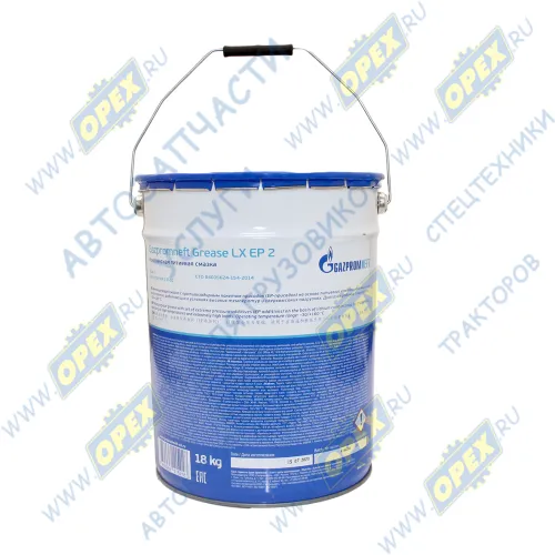 000254211623 Смазка высокотемпературная пластичная EP2 (ведро 18кг); Grease LX EP2(син) GAZPROMNEFT1