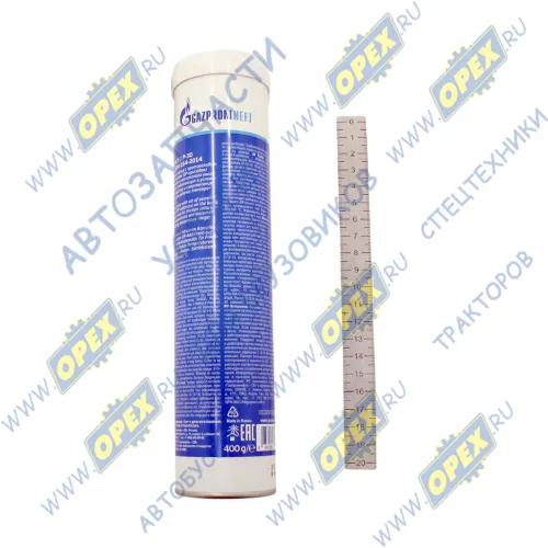 000254211622 Смазка высокотемпературная пластичная EP2 (0,4кг) BPW (1970-2021); Grease LX EP 2 (синяя) (картридж) GAZPROMNEFT