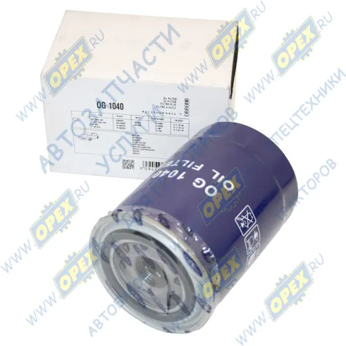 OG1040 Фильтр масляный A=93 B=62 C=71 H=157 G=1-12 UNF UGV=2,50 RSV=1 Iveco, Deutz-fahr, Magirus-deutz VOLVO BL60 (2004-2011); W 940/18 Goodwill