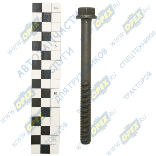 0352 Болт С/И М12х130х1,75 Р=67 К=18 фланц. (каленый) ГБЦ Cummins 6ISBe, 6ISDe (КамАЗ, ЛиАЗ, МАЗ, НефАЗ, ПАЗ) HAFFEN