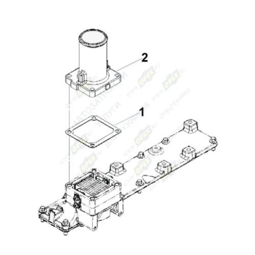 0452 Прокладка коллектора впускного Cummins ISBe, ISDe HAFFEN1