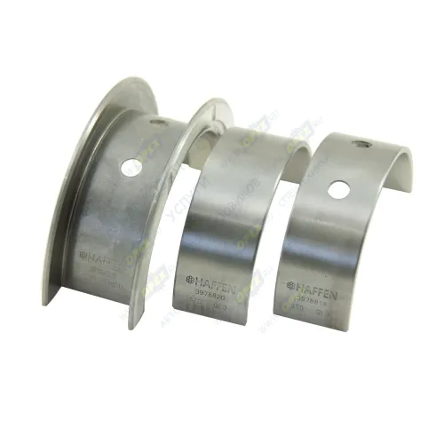 0029 Вкладыш коренной НОМ (дв.Cummins 6B;6BT;6BTA;ISB;QSB) комплект (6+7+1 упорный верхний) HAFFEN2