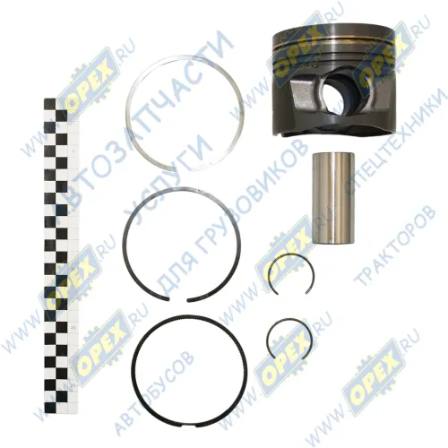 0828 Поршень в сборе ф94,5 (Р 0,50) (поршень, поршневые кольца, палец, стопорные кольца) Cummins ISF2.8 5269332 HAFFEN1