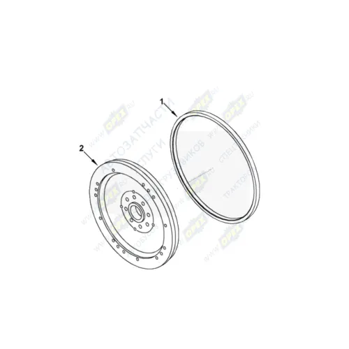 0089 Маховик Cummins 6ISBE 220-250 (149зуб) HAFFEN