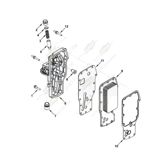 0753 Плунжер регулятора давления масла Cummins ISBe HAFFEN2