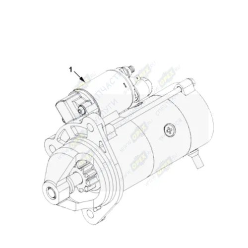 0623 Стартер 24в z=12 Cummins ISC,ISLe Foton, КамАЗ; 7.5кВт HAFFEN2