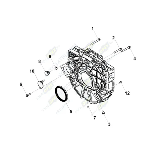 0481 Картер маховика (D=395mm) Cummins 4/6ISBе HAFFEN