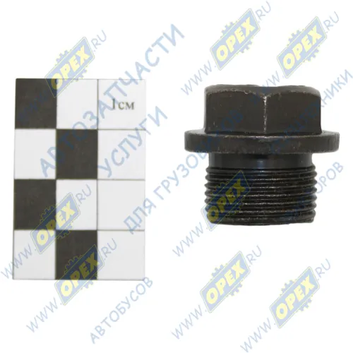 13798 Пробка DIN7604 М22х1,5 h=26 К=22 КАМАЗ дв.Cummins HAFFEN1