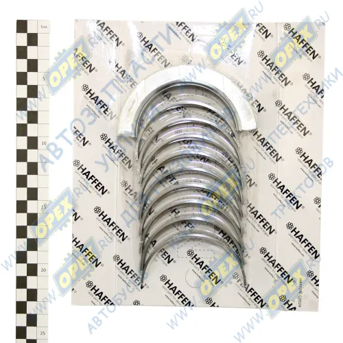 0025 Вкладыш коренной (НОМ) STD Газель Бизнес,Некст (дв.Cummins ISF2.8); комплект (10шт на двигатель) HAFFEN1