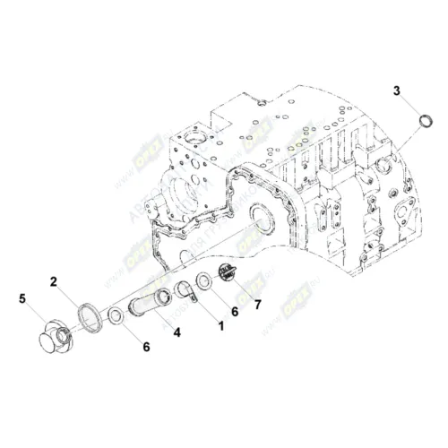 0112 Прокладка крышки маслозаливной горловины CUMMINS BT, EQB HAFFEN1