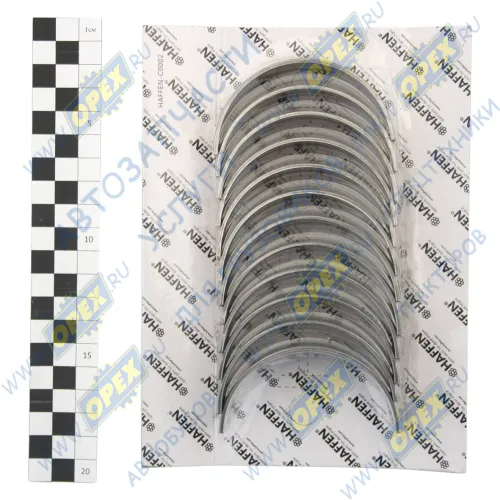 0545 Вкладыш шатунный STD (комплект 6верх.+6нижн.); Cummins 6ISBe,6ISDe,4BT,6BT,F4AE0681 HAFFEN1
