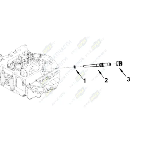 0755 Прижим коннектора CUMMINS (6ISBE.6ISDE.6ISLE) HAFFEN2