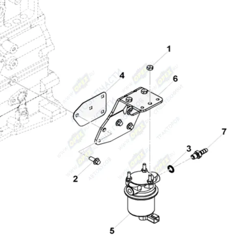 0743 Топливный насос низкого давления (ТННД) Cummins 4Bt,6Bt,QSB HAFFEN