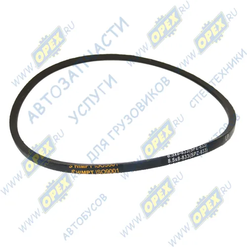8.5х8х833 Ремень клиновой 8.5х8х833 генератора ГАЗ-53,3307 (дв.ЗМЗ-511,513); гладкий HIMPT
