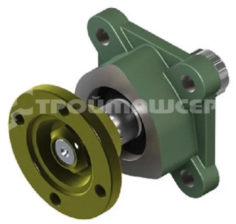 5AT00043143 Адаптер с фланцем 4X3 для КОМ КАМАЗ ISO под карданный вал УАЗ; L=139мм hipomak