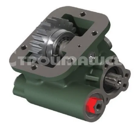 21610RLHUR Коробка КАМАЗ КО-427, ГАЗ отбора мощности UNI, правый боковой люк; с 2-мя валами+выписывать адаптер 5AU00034076 hipomak