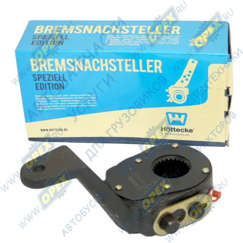 HTBM936 Рычаг тормоза регулировочный МАЗ зад.лев./сред.прав. (кривой,эвольвентный шлиц) механический; (механический) Hottecke