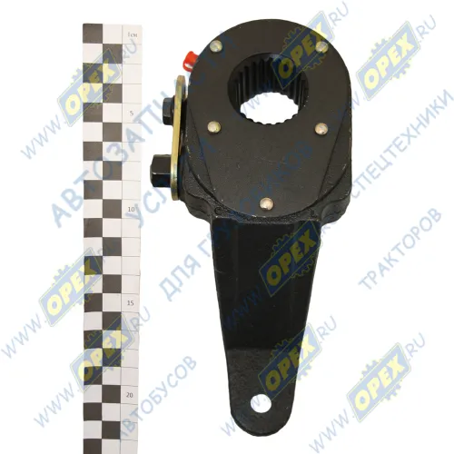 HTBM936 Рычаг тормоза регулировочный МАЗ зад.лев./сред.прав. (кривой,эвольвентный шлиц) механический; (механический) Hottecke1