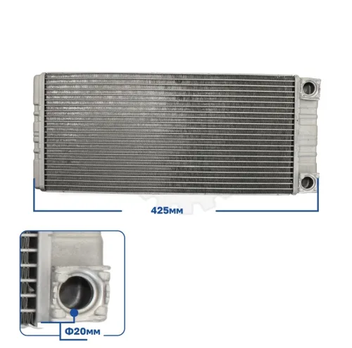 WG1664820053/1 Радиатор печки (отопителя) HOWO A7 D12 Howo3