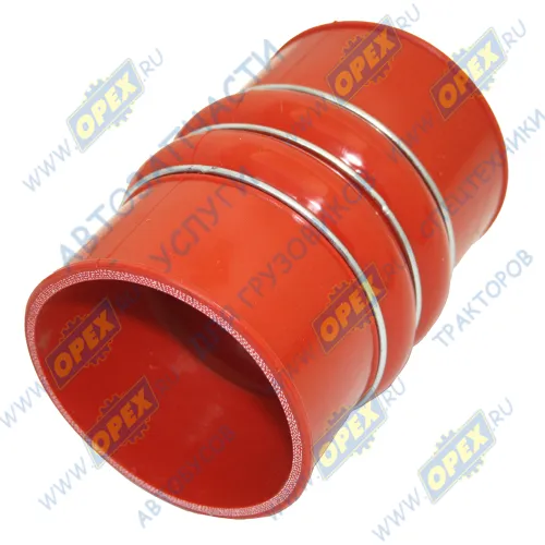 WG9719530108 Шланг (патрубок) ф100х110 L=165 (гофр. в метал. кольц.) интеркулера верхний/нижний; AZ9719530108 Howo