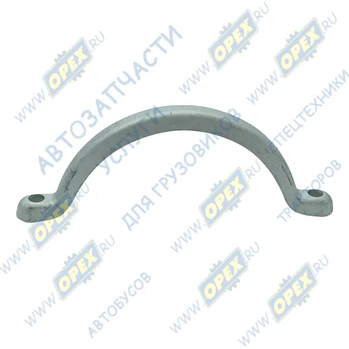 712W97420-0010 Хомут (половинка) L=177 S=65 h=17 2 отв. ф9 глушителя (C7H MAX) Howo