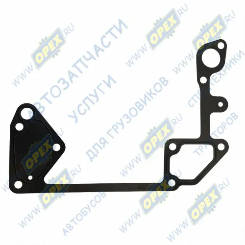 201V06903-0061 Прокладка (сталь) С/Ф 280х205 12 кругл. отв. 1 отв. С/Ф , водяного насоса MAN D2066/D2676 MAN Bus (1970-2020) Howo