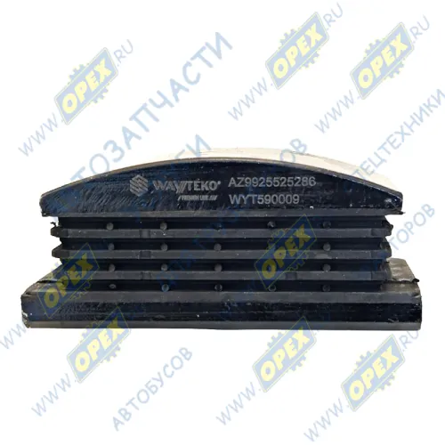 AZ9925525286 Подушка рессоры HOWO T5G/T7H задней полукруглая Howo