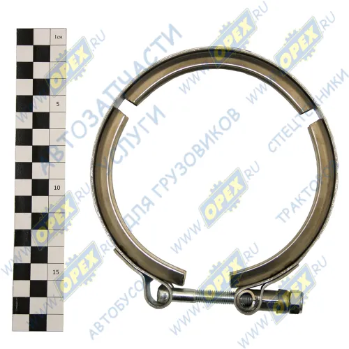 WG9925546132 Хомут V-образный ф120 (зажим-болт) Howo T5G Sitrak. Howo1