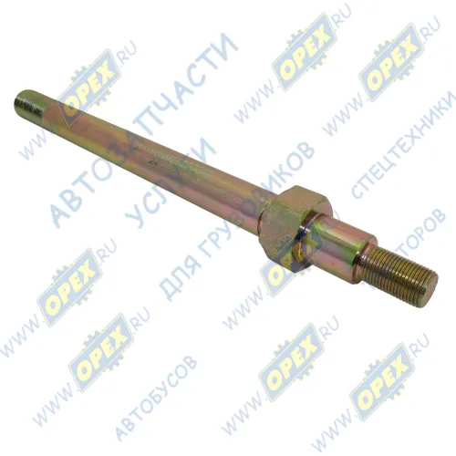 WG9925520696 Шпилька С/И L=330 М18х28х1,5 ф25/М24х44х2 К=36 передней полурессоры передний правый под гидроцилиндр Sitrak Howo