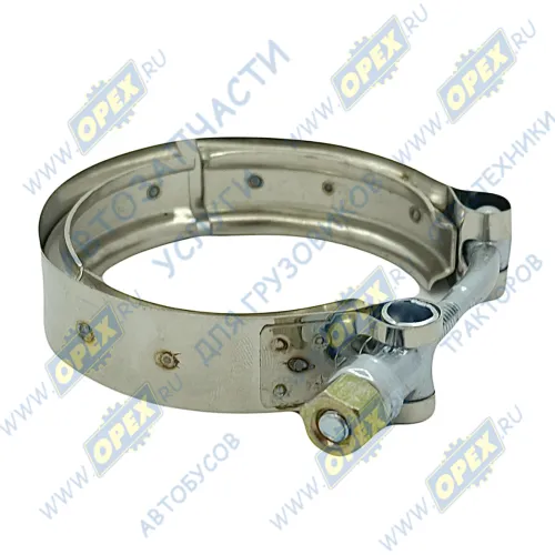 VG1560110226 Хомут V-образный ф56х66 h=19 (зажим-болт) турбины Howo1