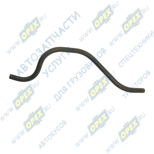 712W96305-0051 Шланг (патрубок) кривой (4 изг.) ф9х17 L=580 радиатора (C7H MAX) Howo1