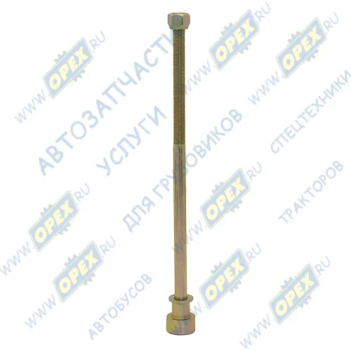 99112520704L340 Болт С/И М14х340х1,5 Р=140 кругл. голов. с подголовником ф20 (в сб. гайка, шайба) рессоры задней центральный нов. обр.; для WG9725520283 Howo