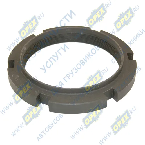 712W90620-0092 Гайка (круглая) ГОСТ 11871 М100х1,5 h=20 ступицы среднего\заднего моста MCY13 Sitrak Howo