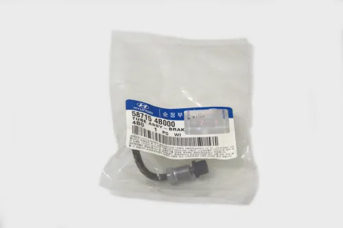 58715-4B000 Трубка (сталь) ф5; L=100 Ш=М10+К11/Ш=М10+К11 тормозная правого суппорта Porter Hyundai