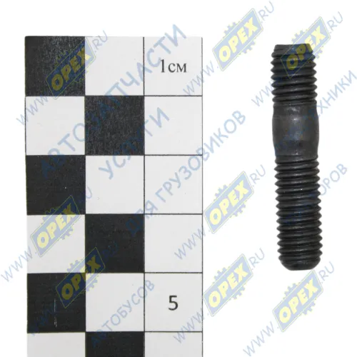 28540-42500 Шпилька М8 L=38 Р=10х1,25/20х1,25 ГОСТ 9066-75 приемной трубы Hyundai