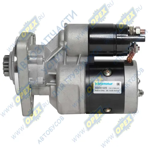 IMS201025 Стартер 12В, 2.7-3.6кВт МТЗ,ГАЗ,ПАЗ,ЗИЛ-5301 (дв.ММЗ-240,243,245) без колокола; 2.7 кВт редукторный ISKRAMOTOR3