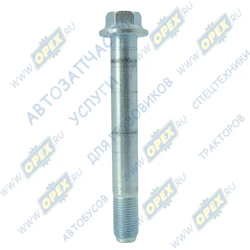 2902052LE010 Болт DIN6921 М16х122х1,5 Р=27 К=19 фланцевый передней/задней рессоры JAC N56/N75N/80 КАМАЗ Компас-9 JAC