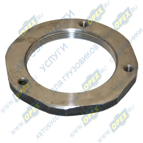 24.B59G1-01077 Гайка С/И М58х1,5 h=8 К=82 3 отв. М5х0,8 JAC