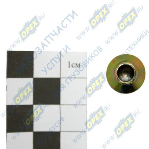 Q4640819F36 Заклепка ф8х20 сталь полутрубчатая тормозной колодки JAC-N80,90 JAC2