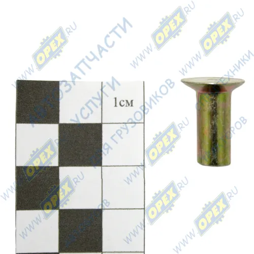 Q4640819F36 Заклепка ф8х20 сталь полутрубчатая тормозной колодки JAC-N80,90 JAC1