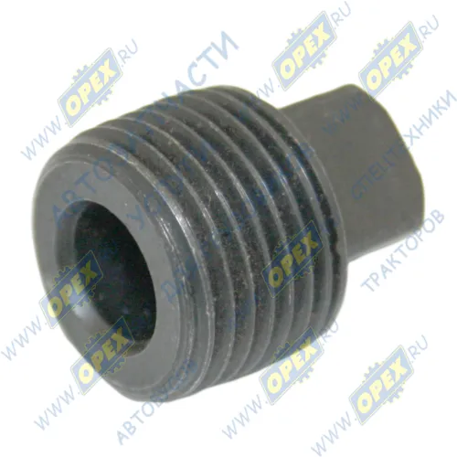 Q614B03 Пробка С/И М16х1,5 h=20 Р=13 коническая наруж. квадрат 10х10 КОМ КАМАЗ-Compass JAC1