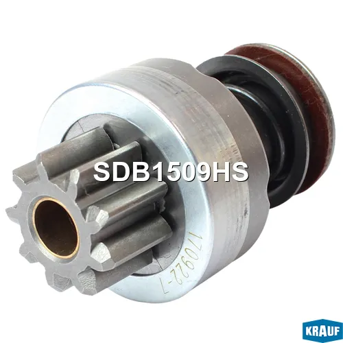 SDB1509HS Бендикс стартера для стартера z=9 DAF 45 FA, DAF 55 FA 1991-2001 CASE; 2 006 209 458 Krauf3