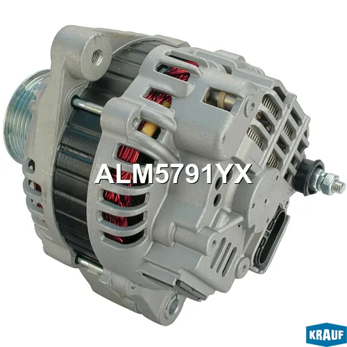 ALM5791YX Генератор 24V / 120A IVECO 400 T 35 7.8 [F2BE0681A] 06.2005- IVECO 400 T 36 7.8 [F2BE3681A] 10.2004- IVECO 410 T 36 7.8 [F2BE3681A] 03.2006- IVECO 440; ALM5791 Krauf1