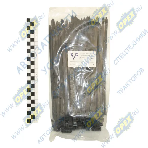 ХСП-8х250(100) Хомут-стяжка ПВХ разрыв 55кг. (3,0-50); (уп.100 шт.) KVP